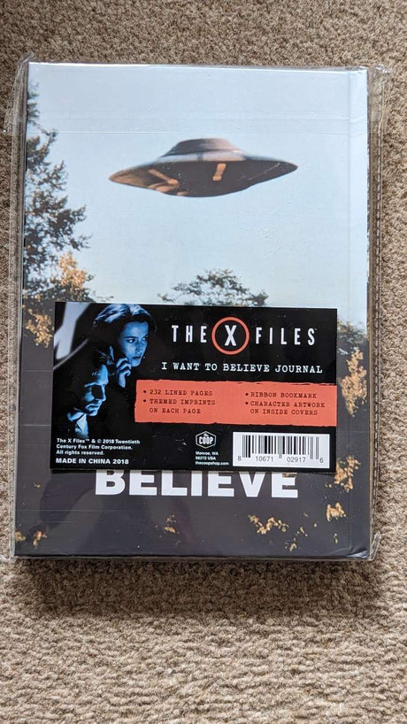 The X Files | I Want To Believe | A5 Notebook Hardback