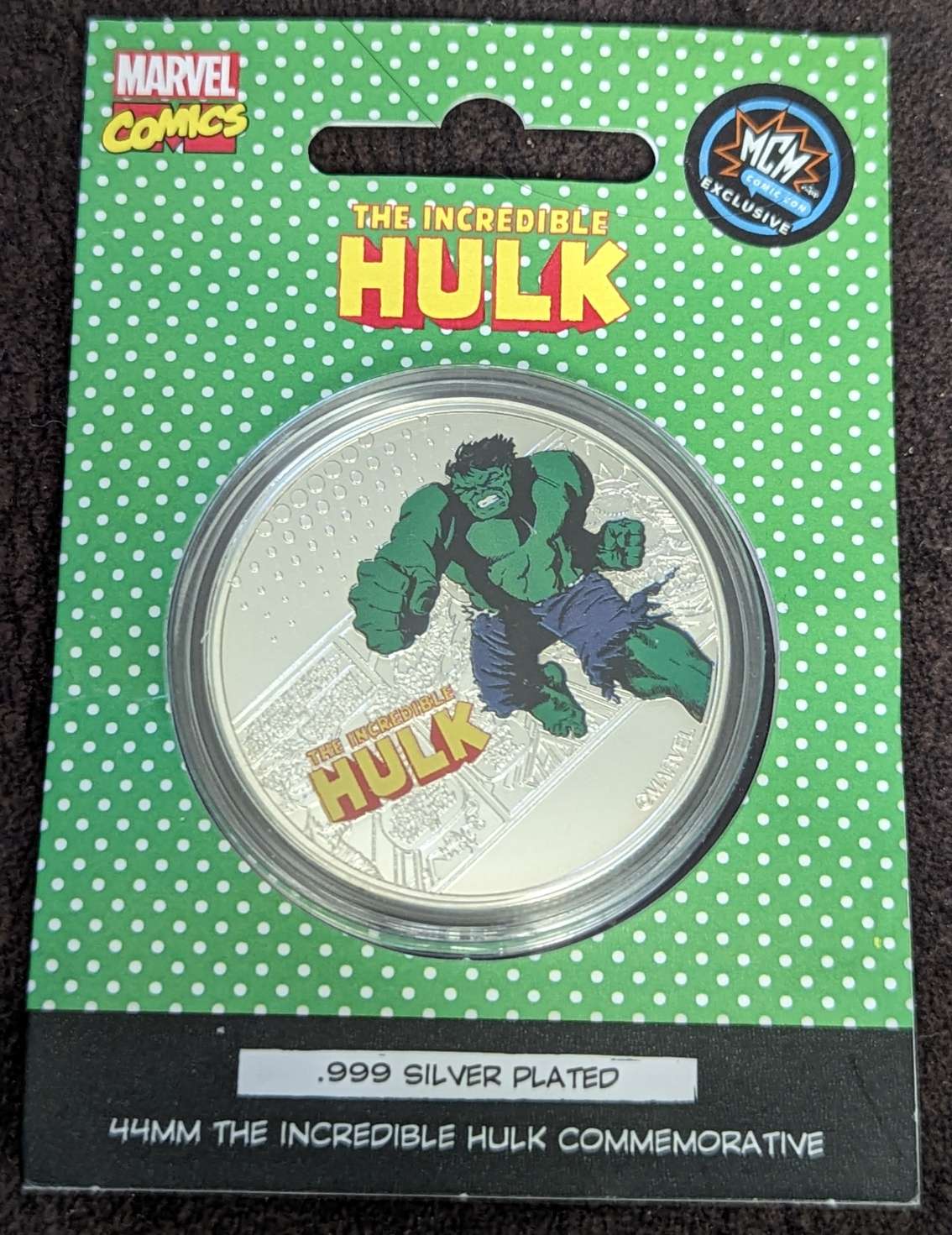 Collectable Coin | Silver Plated | Marvel