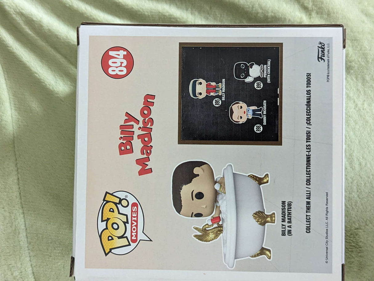 Damaged Box | Funko Pop Movies - Billy Madison Deluxe - Billy Madison in a bathtub #894
