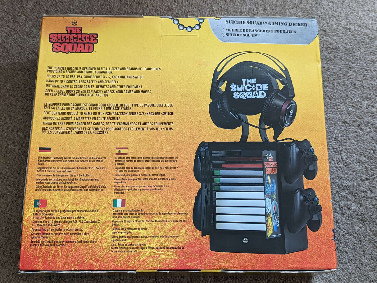 Official SUICIDE SQUAD Gaming Locker | Numskull