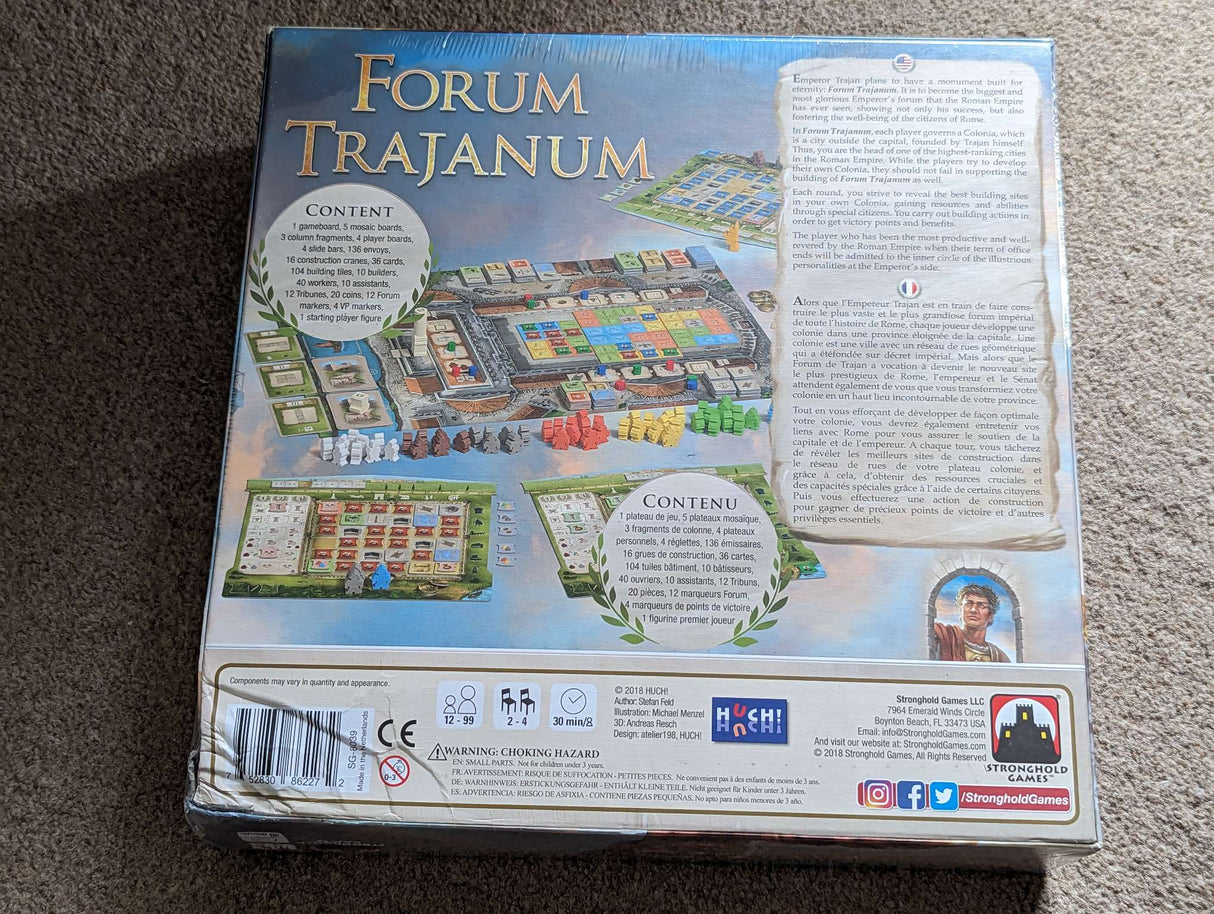 Forum Trajanum | Board Game | Damaged Box