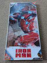 Captain America Civil War Glass Poster | Iron Man (60 X 30cm)