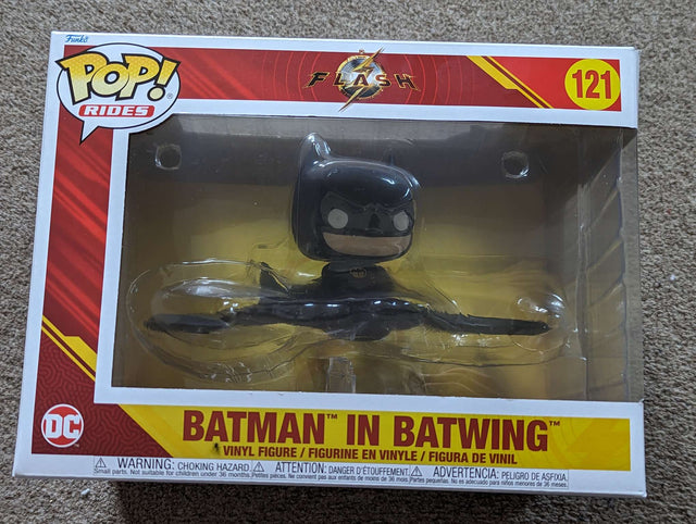 Damaged Box | Funko Pop Rides | The Flash | Batman in Batwing #121