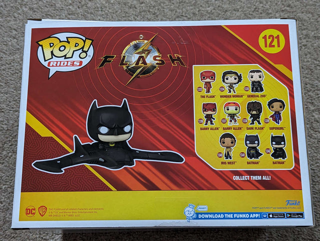 Damaged Box | Funko Pop Rides | The Flash | Batman in Batwing #121