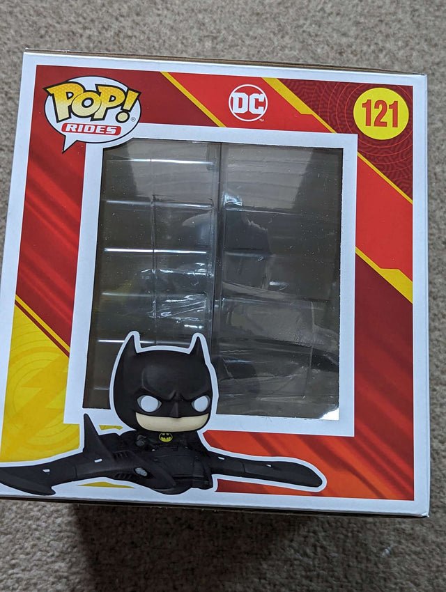 Damaged Box | Funko Pop Rides | The Flash | Batman in Batwing #121