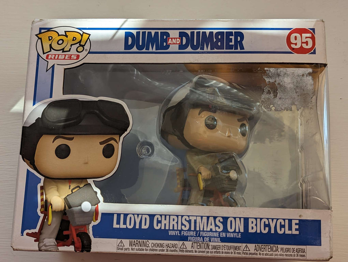 Damaged Box | Funko Pop Rides | Dumb & Dumber | Lloyd Christmas on Bicycle #95