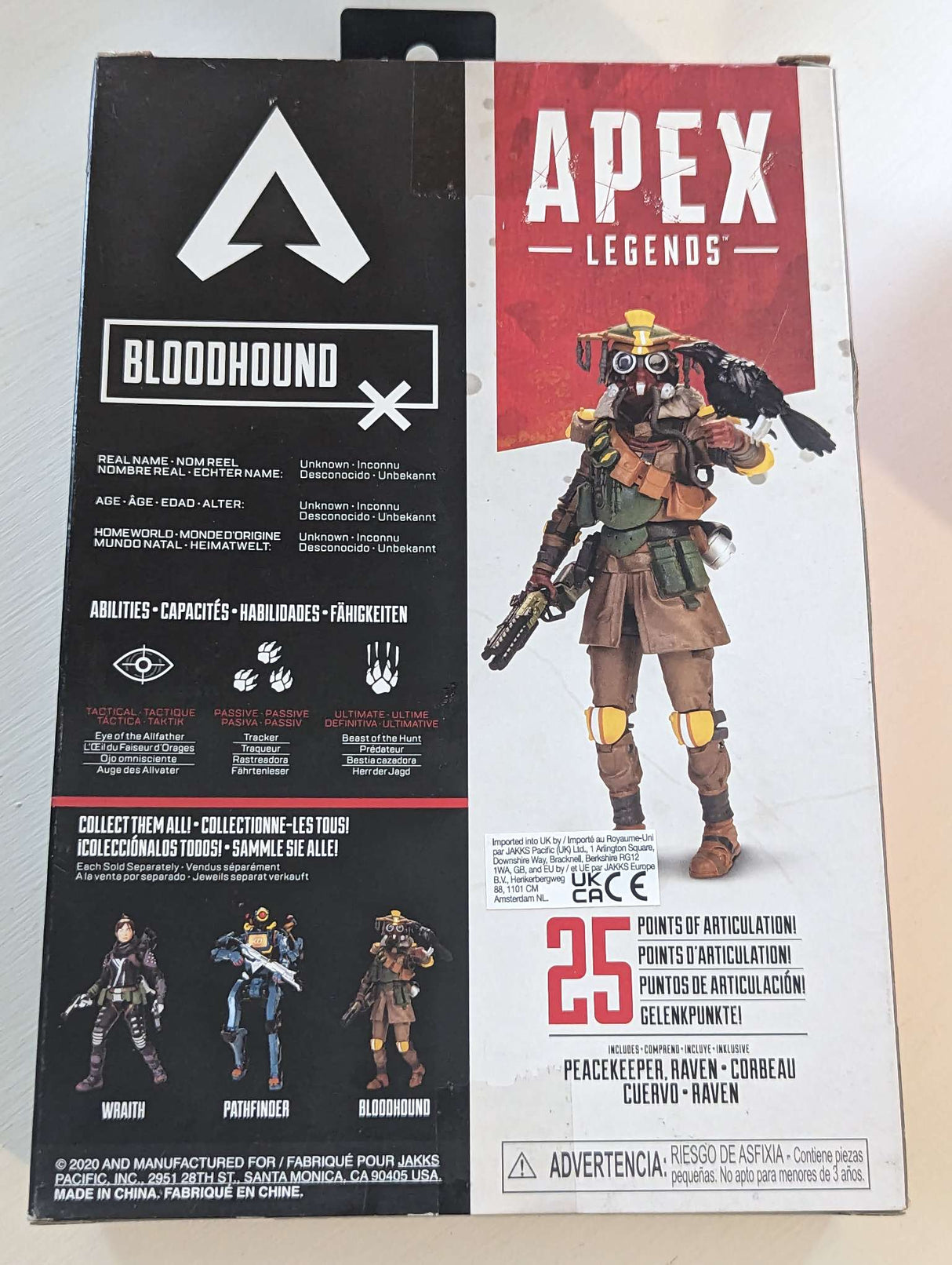 Damaged Box | Apex Legends | Bloodhound Action Figure 6 inch