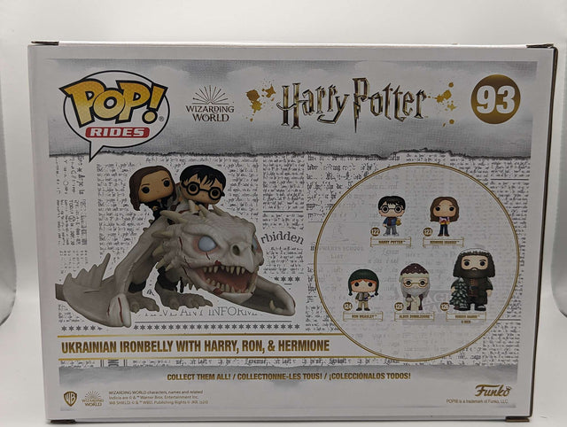 Damaged Box | Funko Pop Rides | Harry Potter | Ukrainian Ironbelly #93