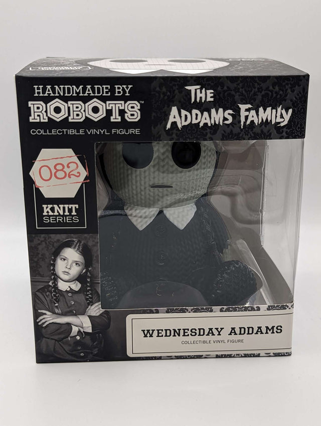 Handmade by Robots | The Addams Family | Wednesday Vinyl Figure | Knit Series #082