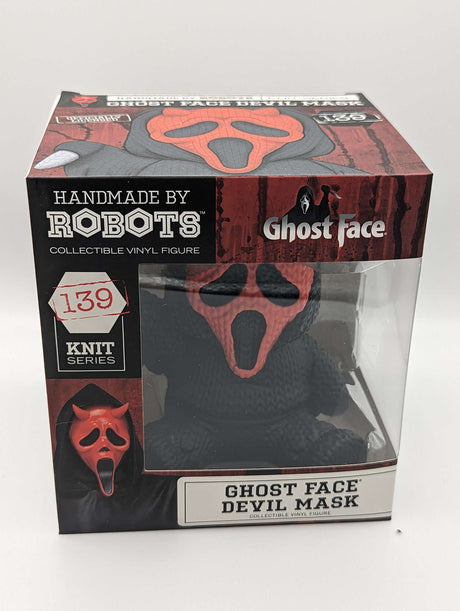 Ghost Face Devil Mask Red | Handmade by Robots | Scream | Vinyl Figure | Knit Series #139