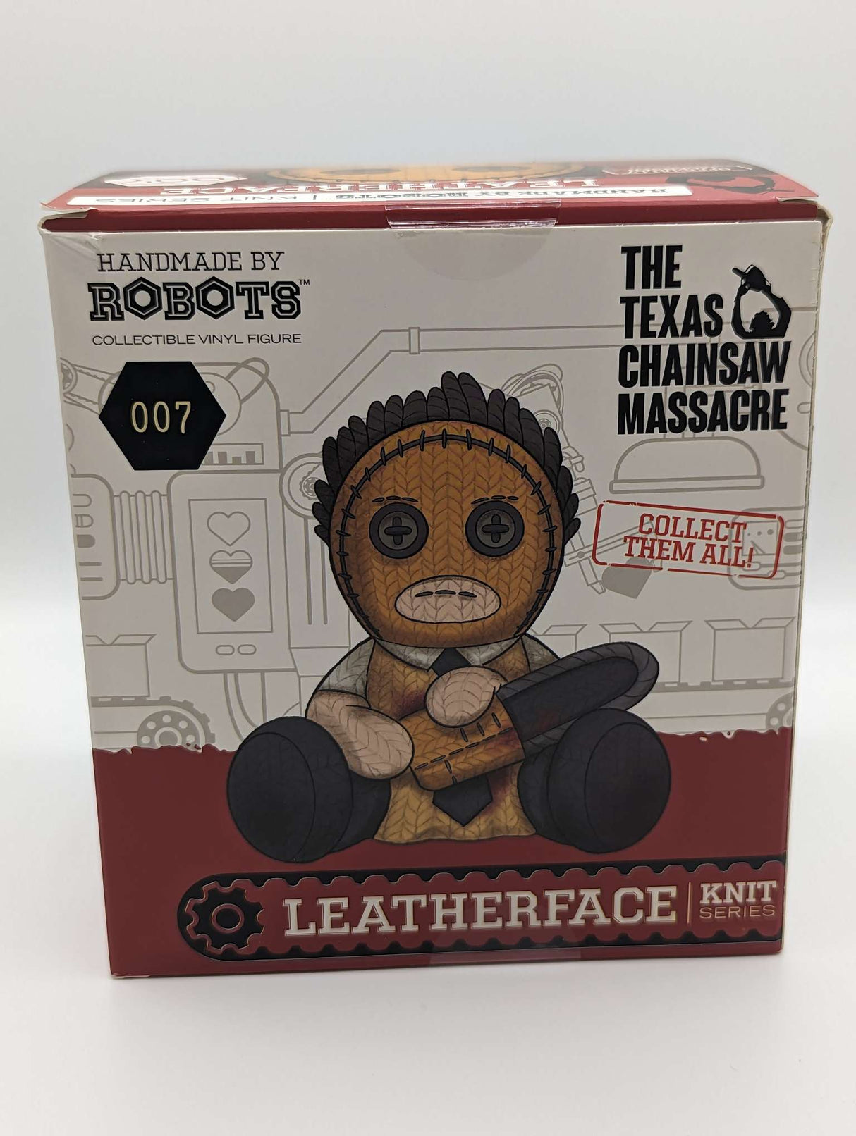 Handmade by Robots | The Texas Chainsaw Massacre | Leatherface Vinyl Figure | Knit Series #007