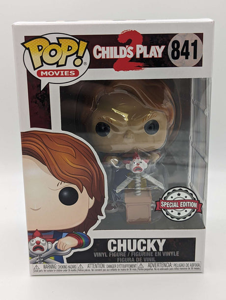 Funko Movies | Child's Play 2 | Chucky with Jack in the Box and scissors #841