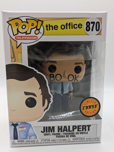 Funko Pop Television | The Office | Jim Halpert (Bookface) #870 Chase