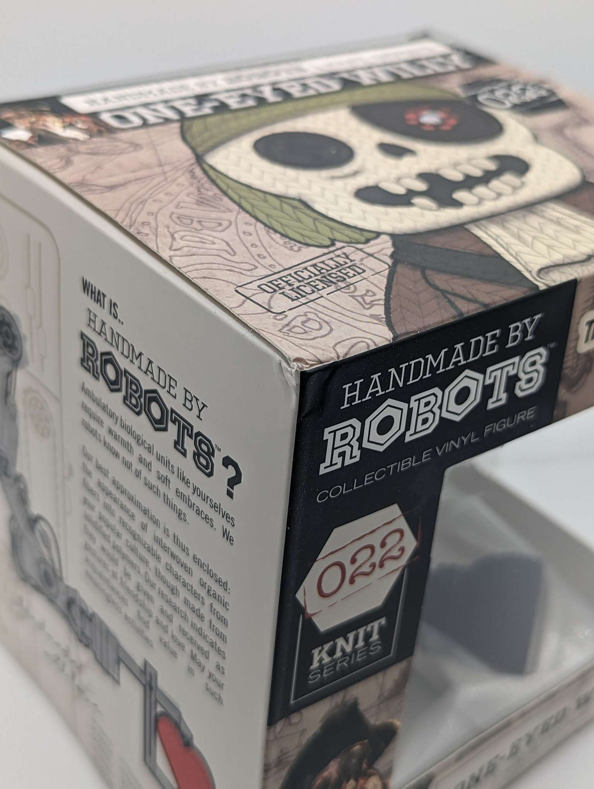 Damaged Box | Handmade by Robots | Goonies | One-Eyed Willy Vinyl Figure | Knit Series #022