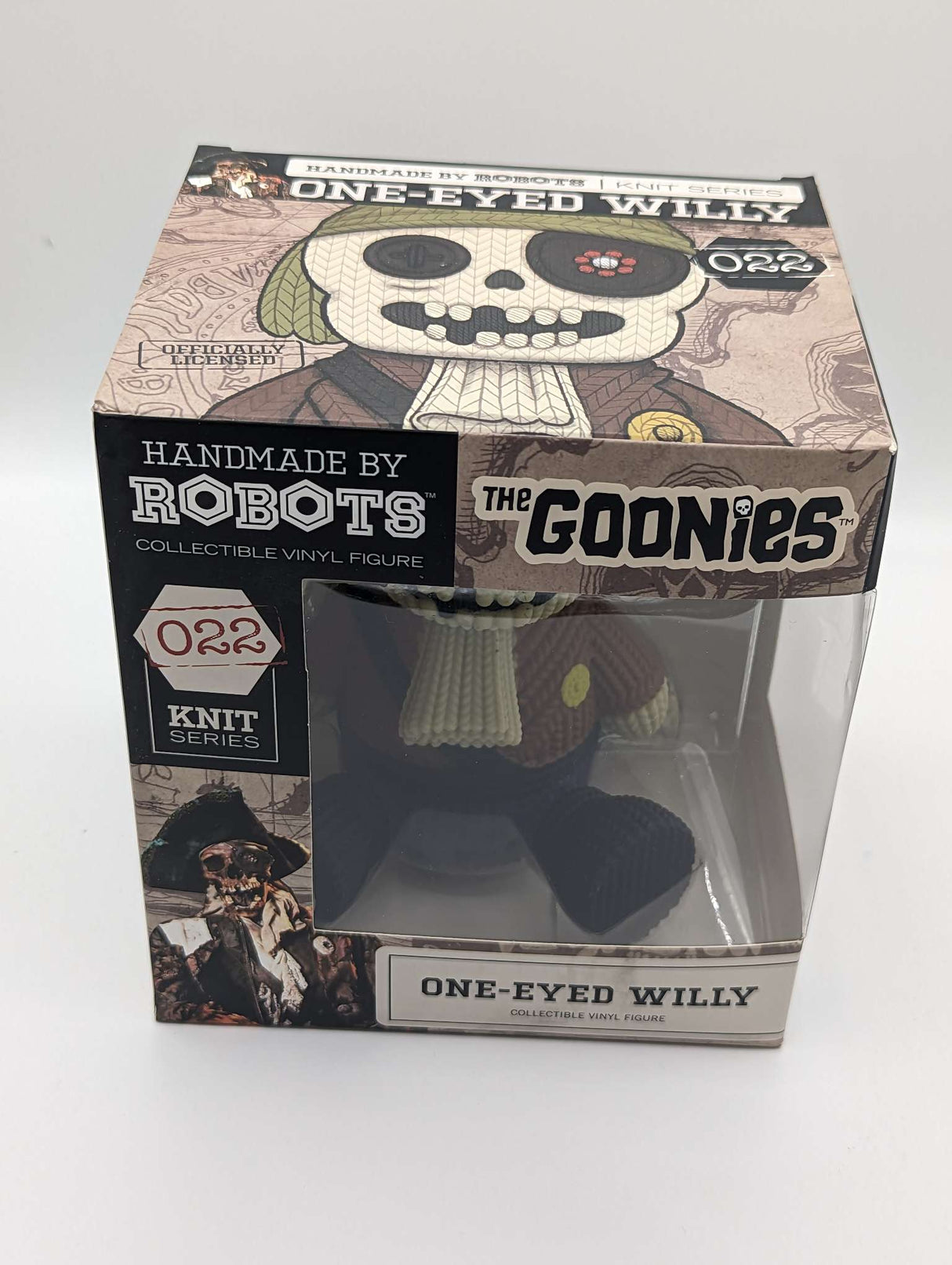 Damaged Box | Handmade by Robots | Goonies | One-Eyed Willy Vinyl Figure | Knit Series #022