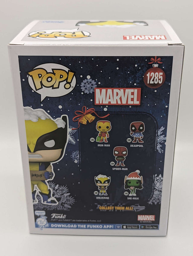 Funko Pop Marvel | Wolverine with Sign (Christmas) #1285