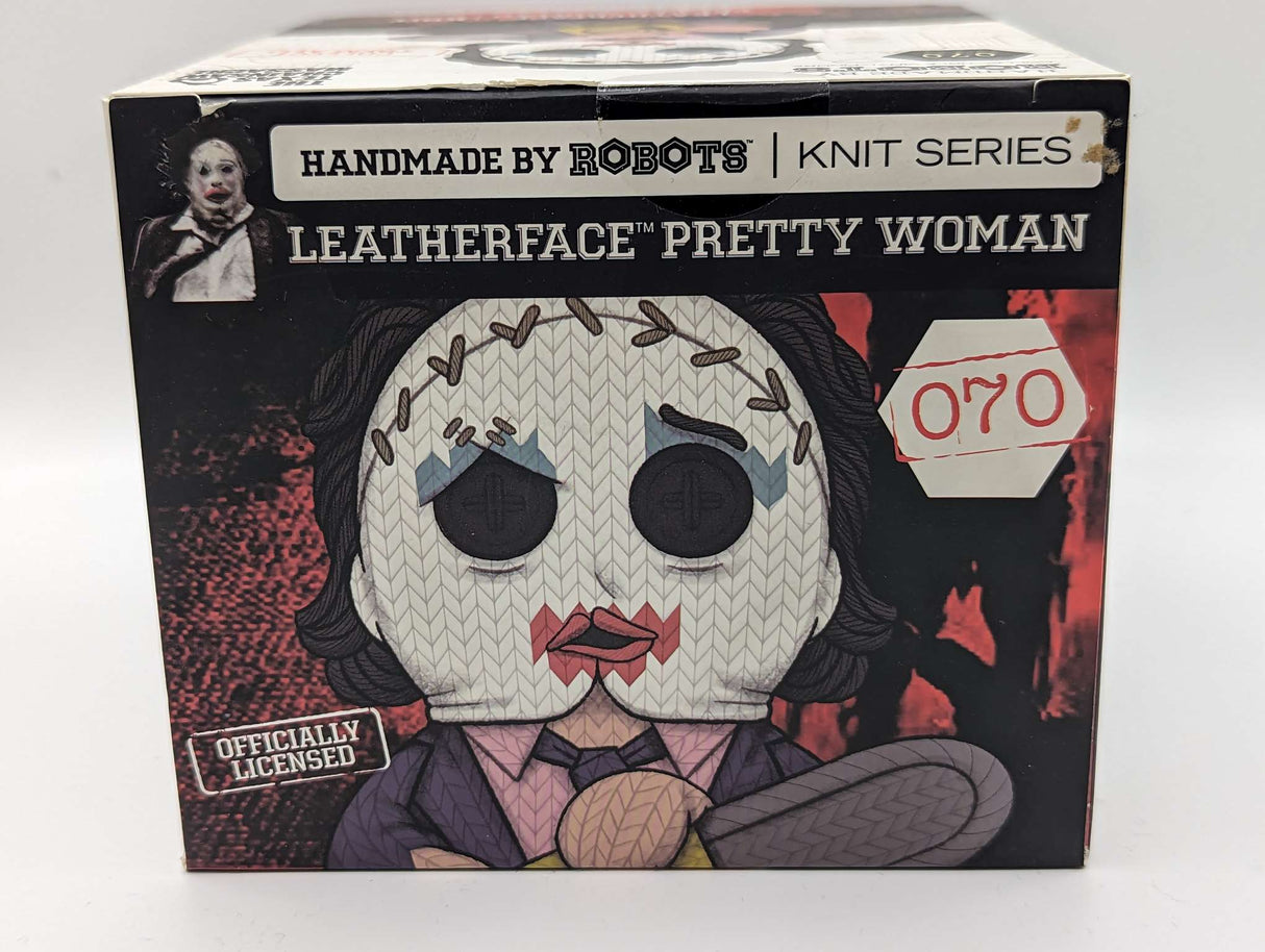 Damaged Box | Handmade by Robots | The Texas Chainsaw Massacre | Leatherface Pretty Woman | Vinyl Figure | Knit Series #070