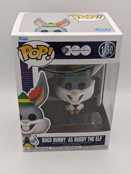 Funko Pop Movies | WB100 | Bugs Bunny As Buddy the Elf #1450