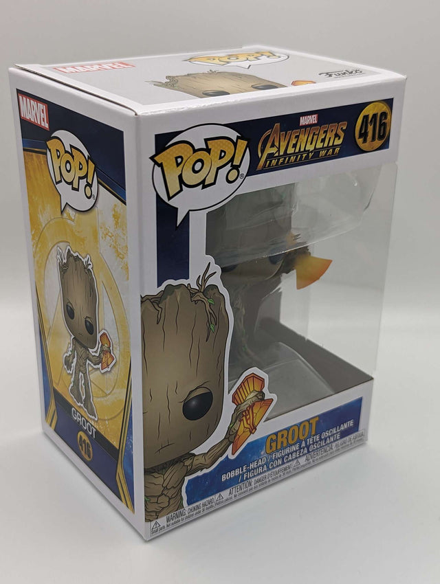 Funko Pop Marvel | Avengers Infinity War | Groot with Stormbreaker #416