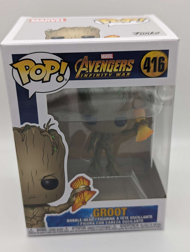 Funko Pop Marvel | Avengers Infinity War | Groot with Stormbreaker #416