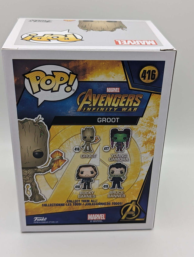 Funko Pop Marvel | Avengers Infinity War | Groot with Stormbreaker #416