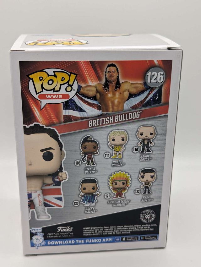 Damaged Box | Funko Pop WWE | British Bulldog #126