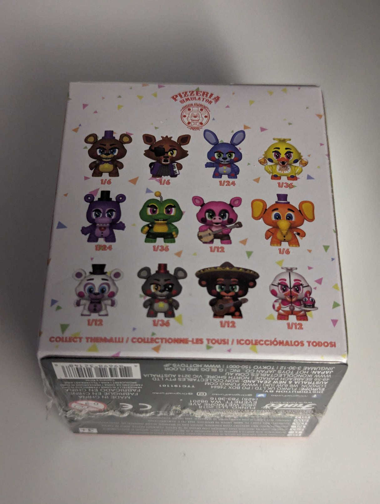 Funko Five Nights at Freddy's Mystery Minis Pizza Simulator Mystery Box (12  Packs) 