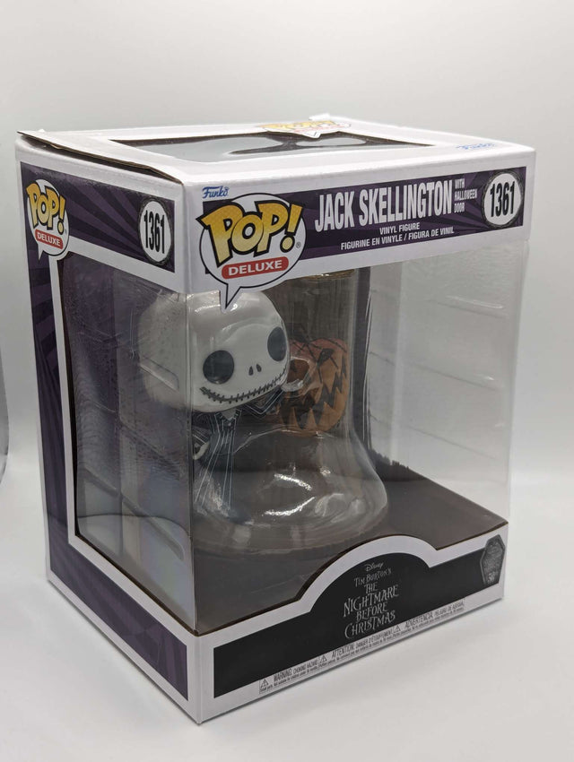 Damaged Box | Funko Pop Deluxe | The Nightmare Before Christmas 30th | Jack Skellington with Halloween Door #1361