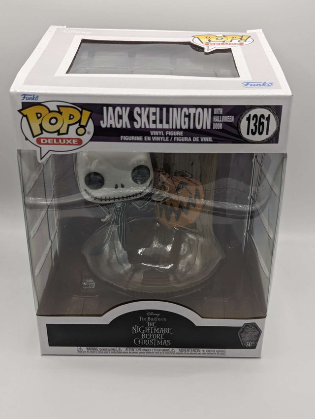 Damaged Box | Funko Pop Deluxe | The Nightmare Before Christmas 30th | Jack Skellington with Halloween Door #1361