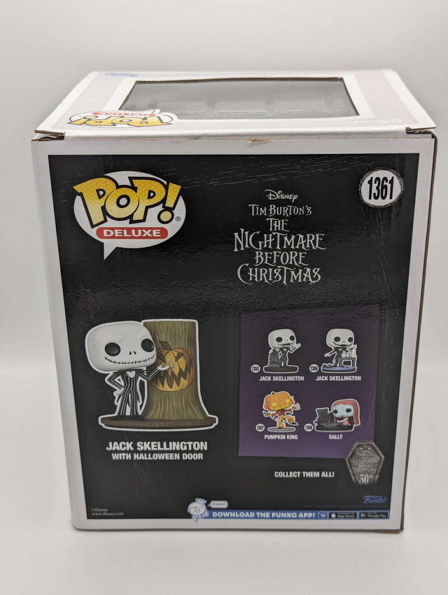 Damaged Box | Funko Pop Deluxe | The Nightmare Before Christmas 30th | Jack Skellington with Halloween Door #1361