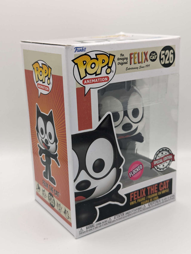 Damaged Box | Funko Pop Animation | Felix The Cat | Flocked #526