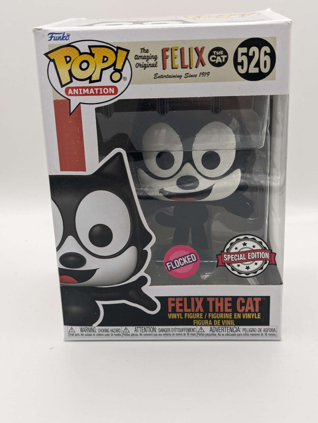 Damaged Box | Funko Pop Animation | Felix The Cat | Flocked #526