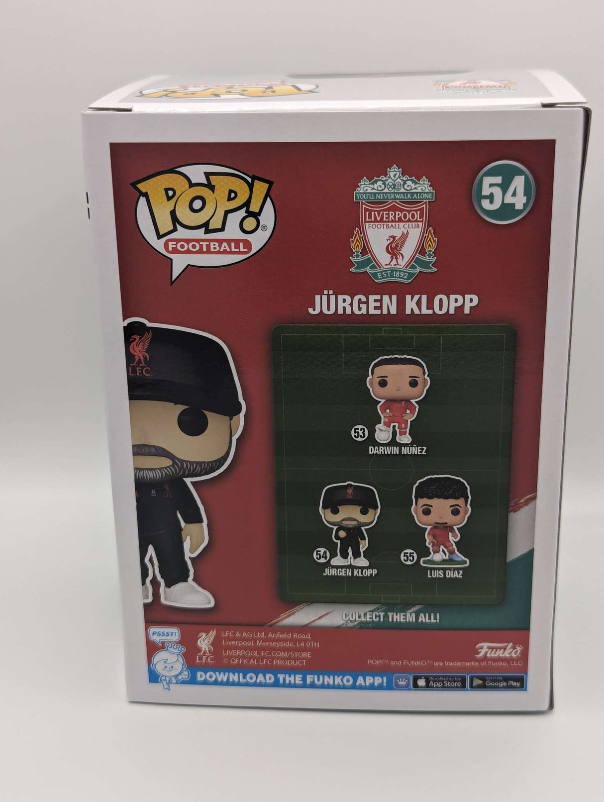 Funko Pop Football | Liverpool | Jürgen Klopp #54