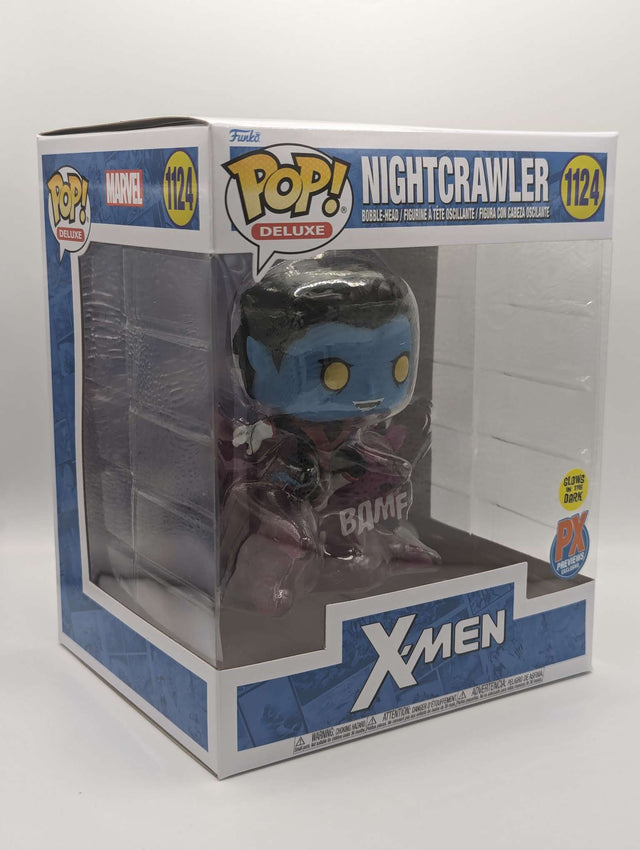 Funko Pop Deluxe | X-Men | Nightcrawler (Teleporting) PX Exclusive Glow #1124