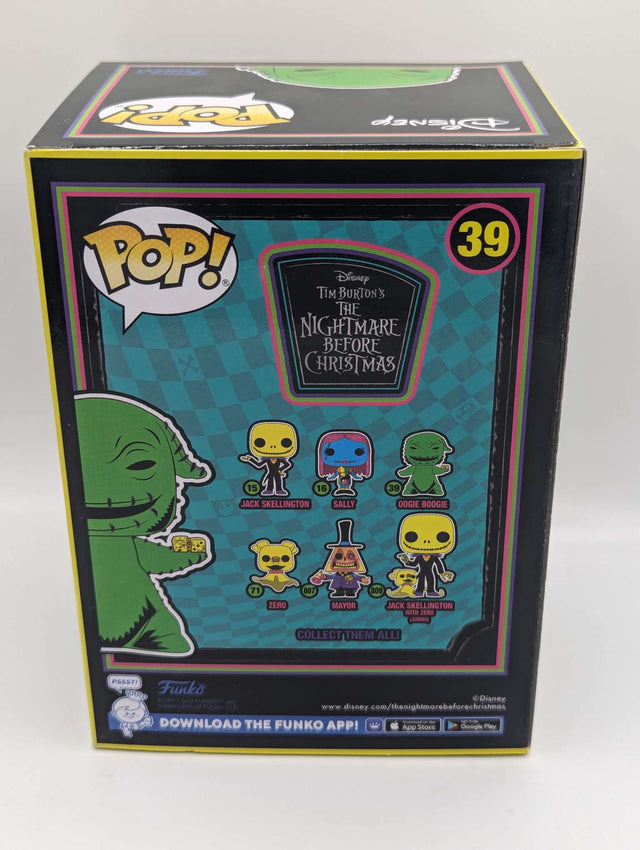 Funko Pop Disney | Nightmare before Christmas | Oogie Boogie (Blacklight) #39