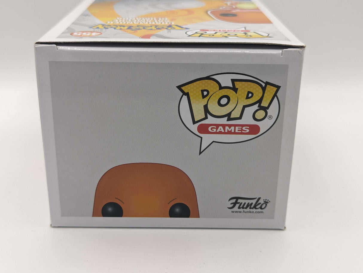 Damaged Box | Funko Pop Games | Pokemon  25th Anniversary | Charmander Silver Special Edition #455