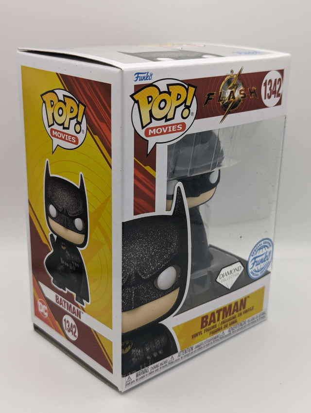 Funko Pop Movies | The Flash | Batman (Keaton) #1342 | Diamond