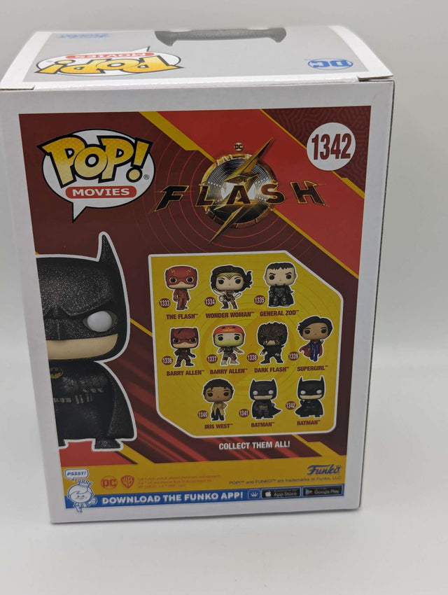 Funko Pop Movies | The Flash | Batman (Keaton) #1342 | Diamond