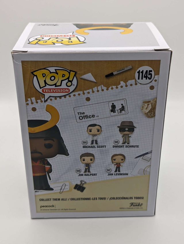 Damaged Box | Funko Pop Television | The Office | Stanley Hudson (Samurai) #1145