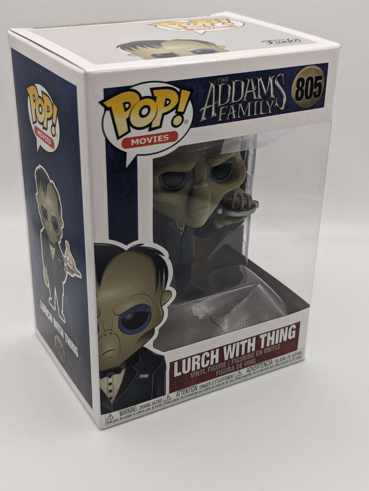 Damaged Box | Funko Movies | Addams Family | Lurch with Thing #805