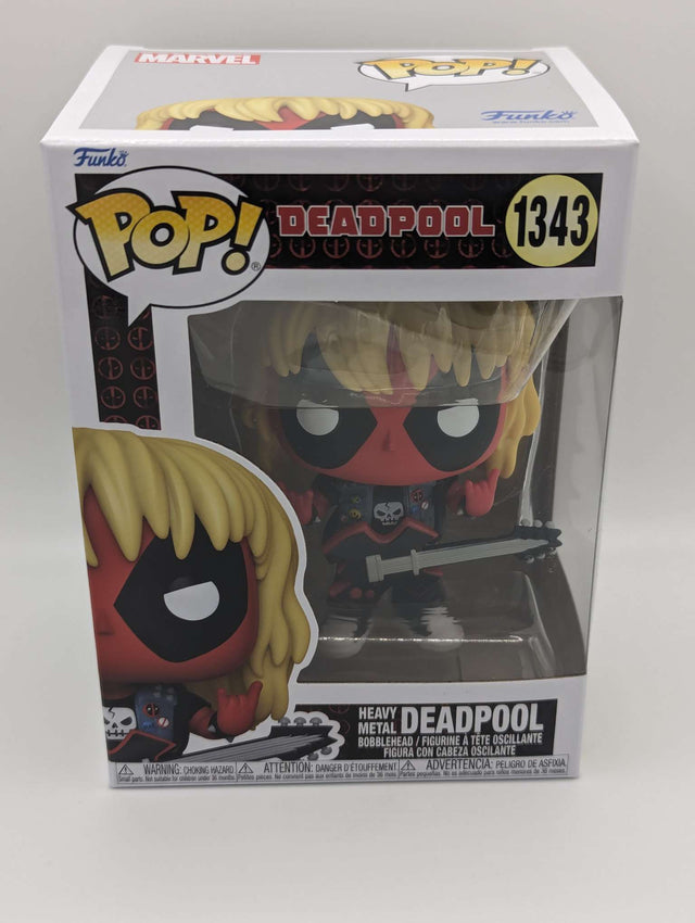 Funko Pop Marvel | Heavy Metal Deadpool #1343