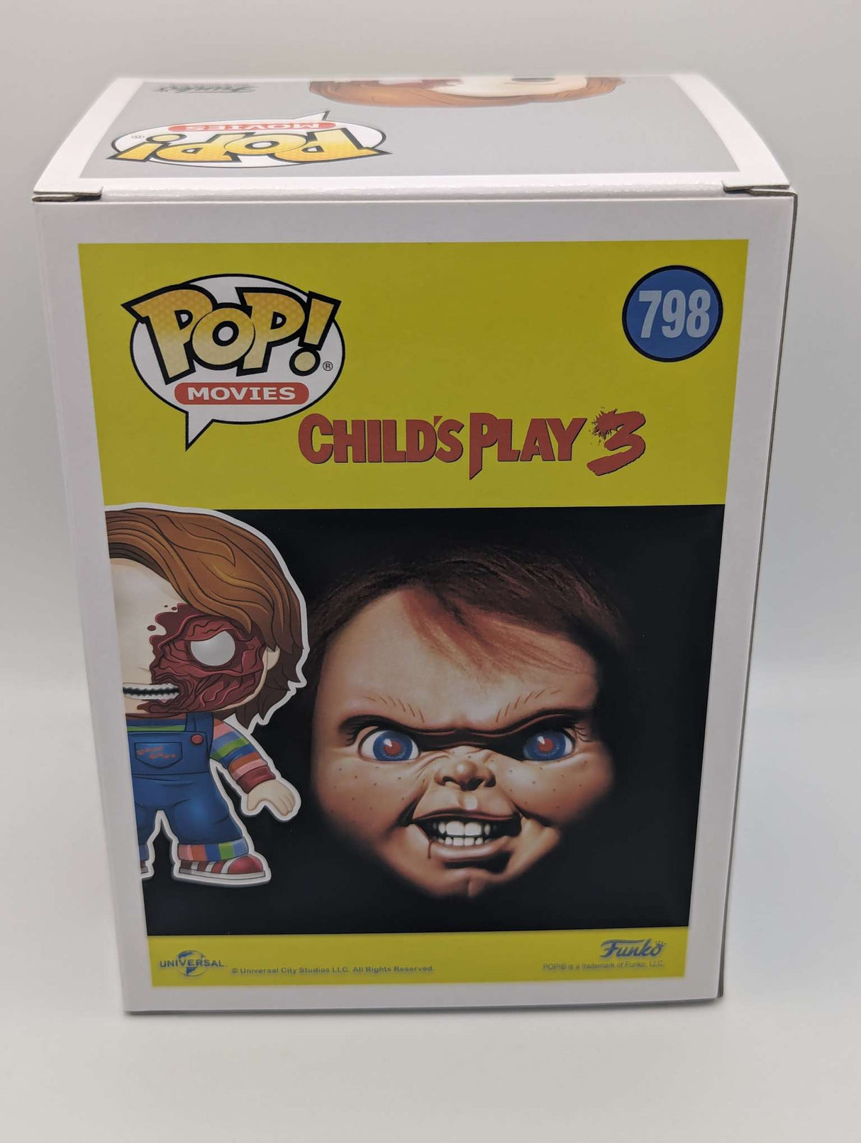 Funko Pop Movies | Child's Play 3 | Chucky (Half Face) #798