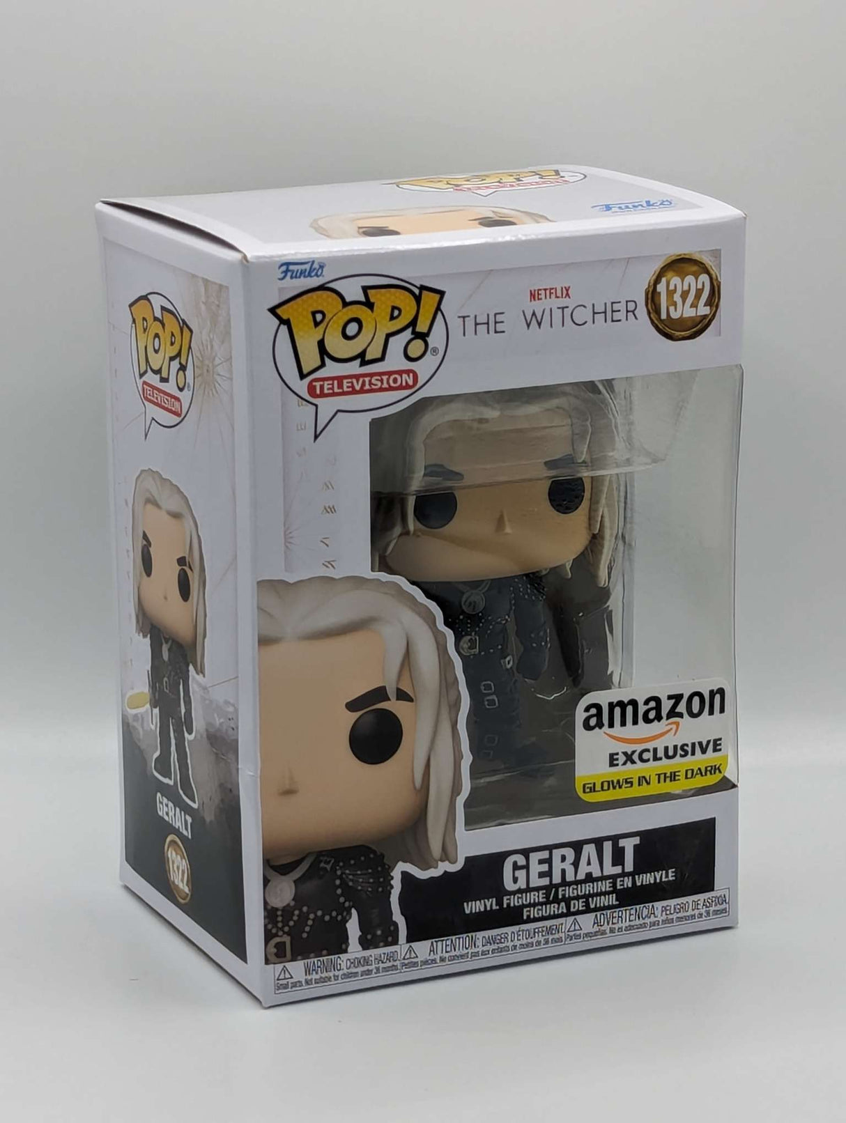 Funko Pop Television | Netflix The Witcher | Geralt #1322 | Glow