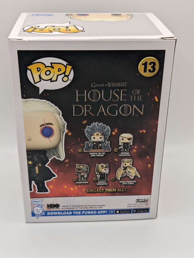 Funko Pop House of The Dragon | Aemond Targaryen | Glow Chase #13