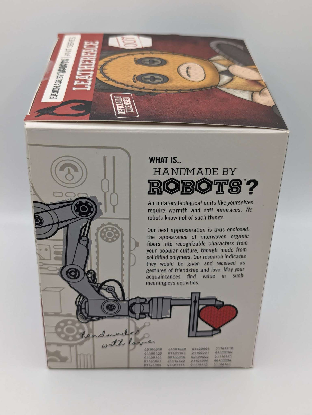 Damaged Box | Handmade by Robots | The Texas Chainsaw Massacre | Leatherface Vinyl Figure | Knit Series #007