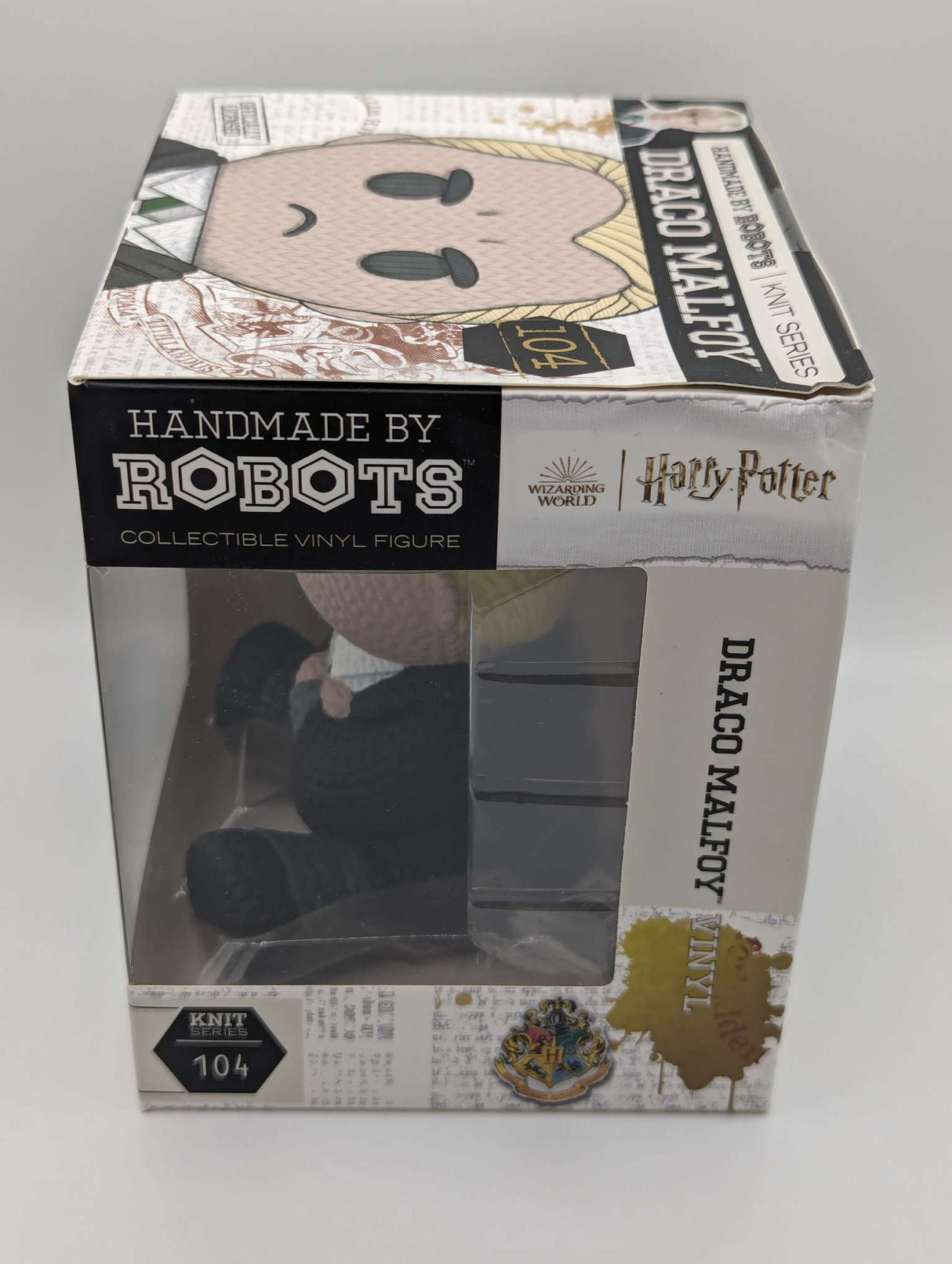 Damaged Box | Handmade by Robots | Harry Potter | Draco Malfoy Vinyl Figure | Knit Series #104