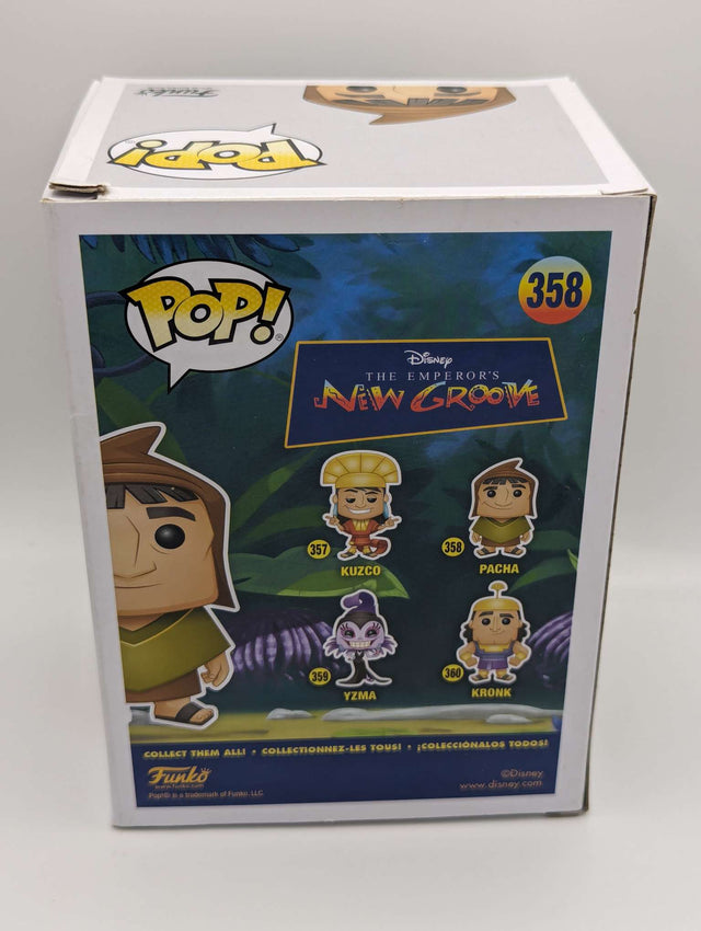 Damaged Box | Funko Pop Disney | The Emperor's New Groove | Pacha #358