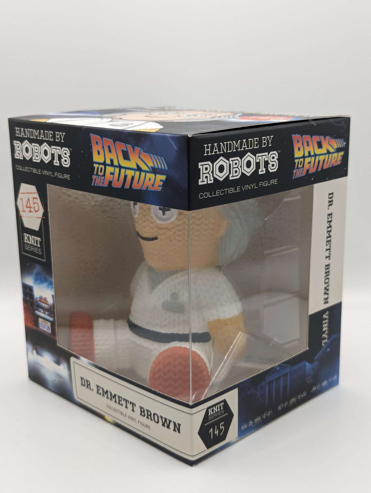 Dr. Emmett Brown | Back to The Future | Handmade by Robots | Vinyl Figure | Knit Series #145