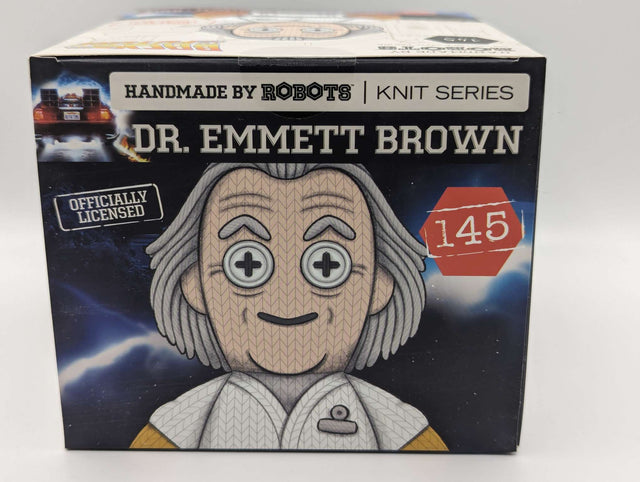 Dr. Emmett Brown | Back to The Future | Handmade by Robots | Vinyl Figure | Knit Series #145