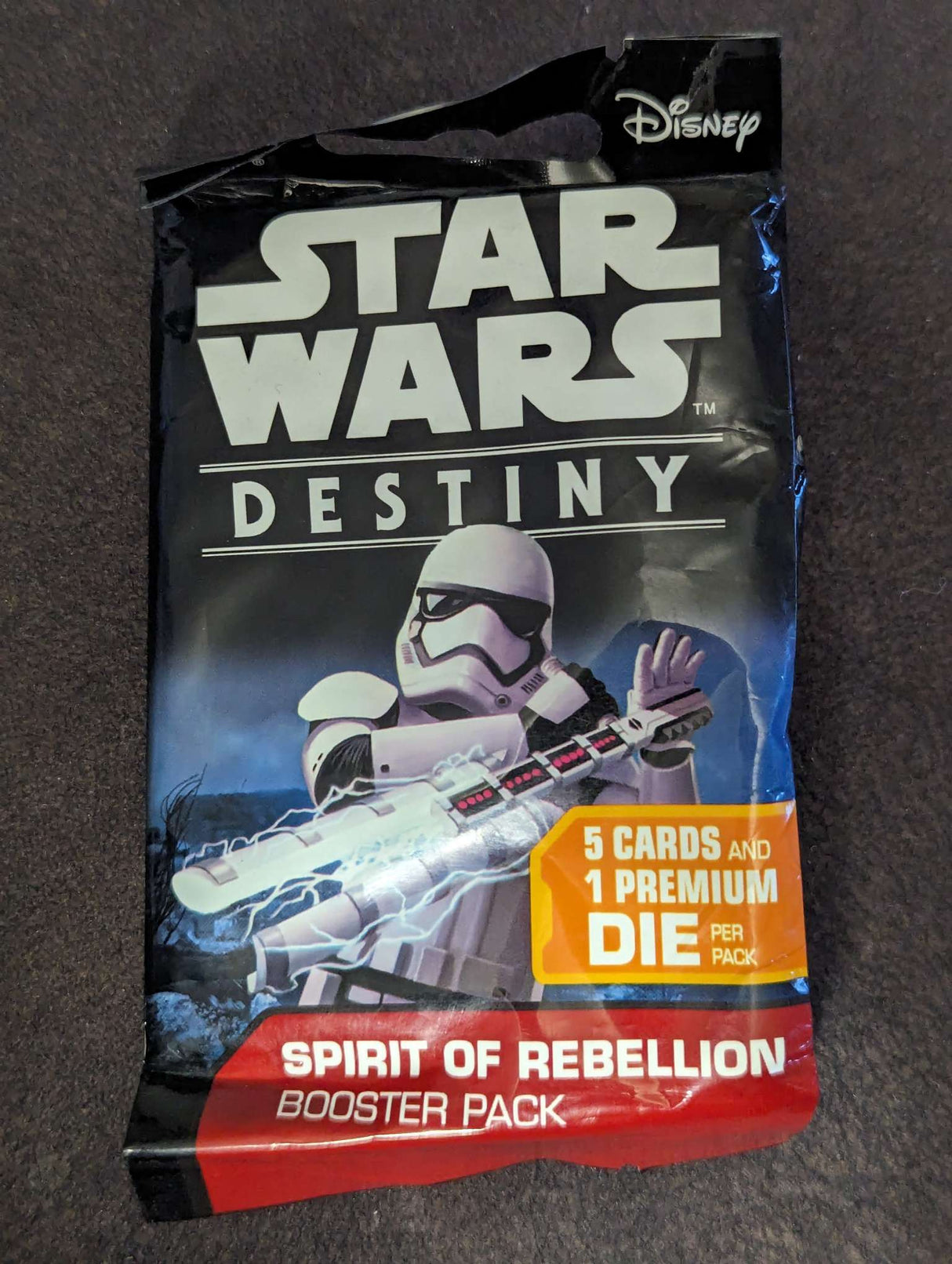 Star Wars Destiny | Spirit of Rebellion | Mystery Blind Bag | 5 Cards and 1 Premium Dice Booster Pack